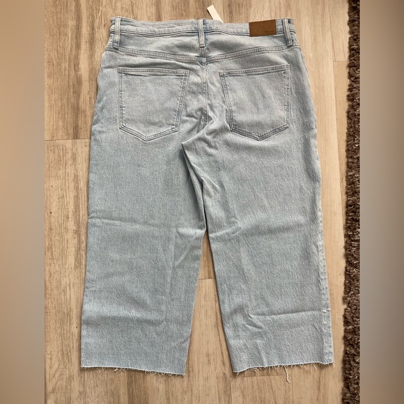Madewell The Plus Perfect Vintage Wide-Leg Crop Jean in ward wash 33P - Picture 6 of 12